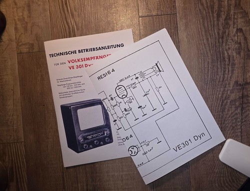 Zubehör volksempfänger ve301 - volksempfänger,