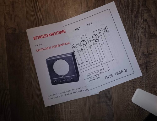 Zubehör volksempfänger dke - zubehör,